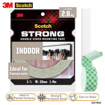 3M 110-M12 雙面海綿膠紙(12mm x 4M)