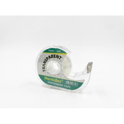 Henidex (18mmx30M) 透明文具膠紙連膠紙座