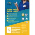 Rainbow TAGos  L5288-10  A4 Fabric Name Bages Label (布質標籤貼紙)=Avery L7418