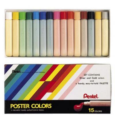 Pentel YNGPT-15 廣告彩Poster Color (12色) 