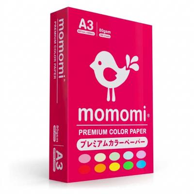 Momomi  80G (A3) Color Copy Paper 顏色影印紙-(500張/包裝)