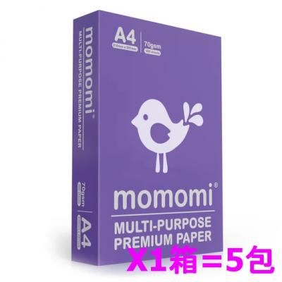 Momomi  70G (A4) Copy Paper 特白影印紙-(5包/箱)-箱裝