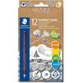 Staedtler 施德樓 12850 Jumbo (2B)三角加粗學習鉛筆-12支/盒裝