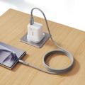 BWOO X311C USB-A to C 3.0A (480Mbps) 磁吸自收納式充電傳輸線-1M