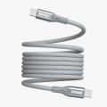 BWOO X311CC Type-C to C 65W(480Mbps)磁吸自收納式充電傳輸線-1M