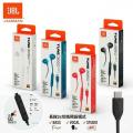 JBL T305C USB-C 連接的半入耳式有線耳機