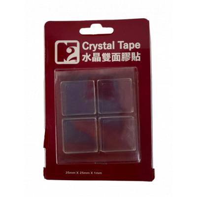 N2 TC-2525 Crystal Tape 水晶雙面膠紙(25mmx25mmx1mm)-20粒裝