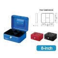 Carl CB-2008N Cash Box 8吋/A6單鎖匙錢箱