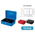 Carl CB-2010N Cash Box 10吋 單鎖匙錢箱