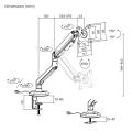 Brateck LDT63-C012GL RGB 單顯示器電競螢幕支架(17-32 吋)