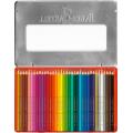 Faber-Castell 115846 Classic 六角形鐵盒彩色木顏色筆(36色)